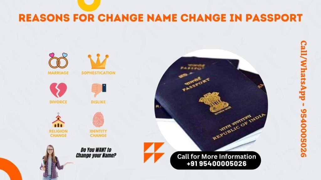 Reasons for Name Change in Passport in India